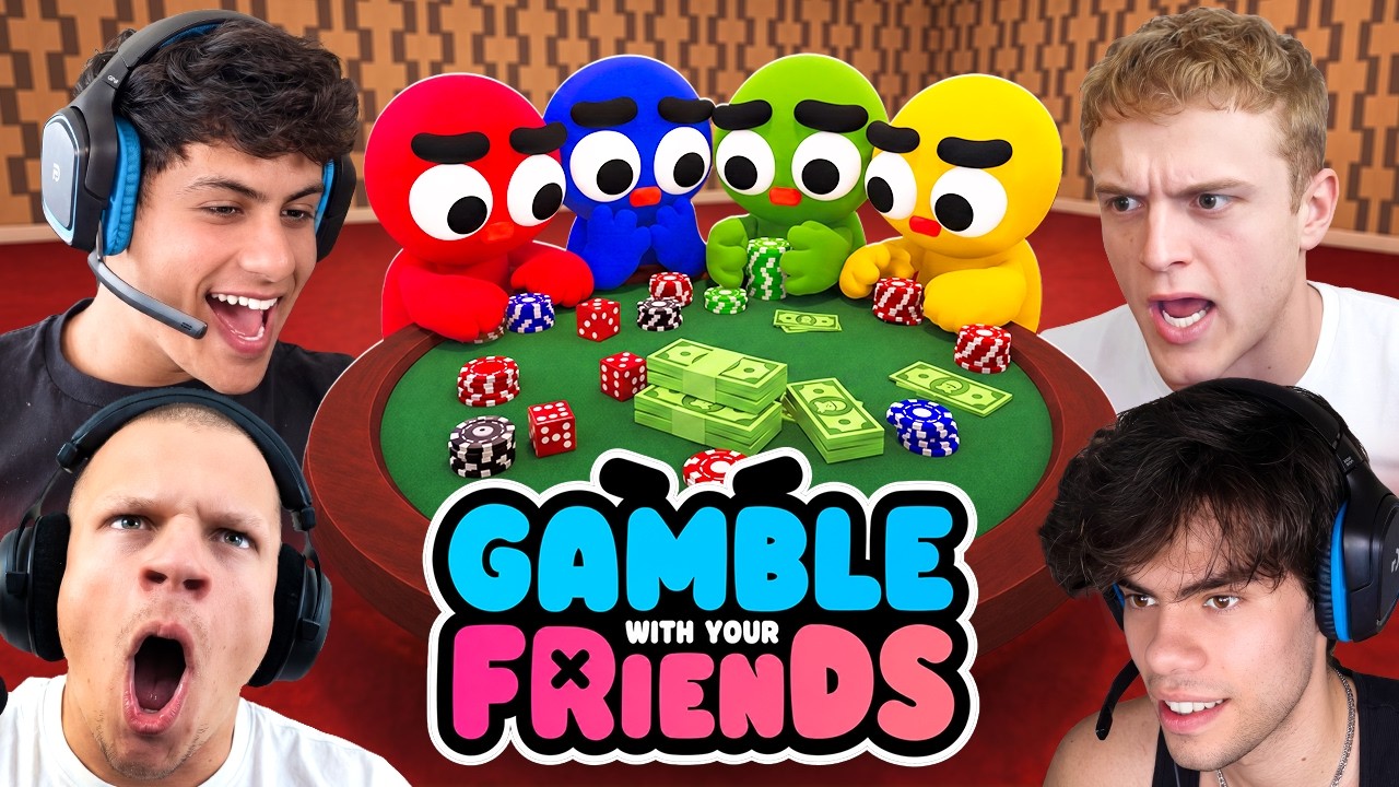 Jynxzi, Joe Bartolozzi, Stable Ronaldo & Dantes PLAY Gamble With Your Friends!