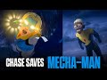 Chase Saves Mecha-Man in Dispatch Finale.