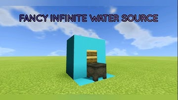 Minecraft Tutorial -  Simple Build - Fancy Infinite Water Source