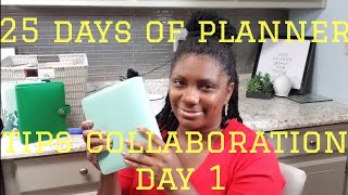 Getting to Know Your Planner self! - 25 Days of Planner tips
