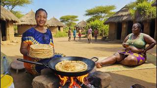 How to Make Soft and Fluffy Layered Chapati 😍🔥 + Village Style Beef Stew | Easy Dinner Recipe 🏡🍛 screenshot 3