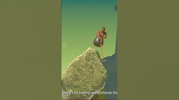 Playing GETTING OVER IT 🤣 For The First Time #shorts  #short #gettingoverit