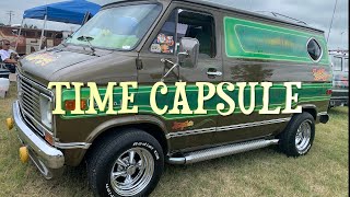 1975 Custom G10 Chevy Van. ' TIME CAPSULE ' Winner of the Zeitgeist Award.