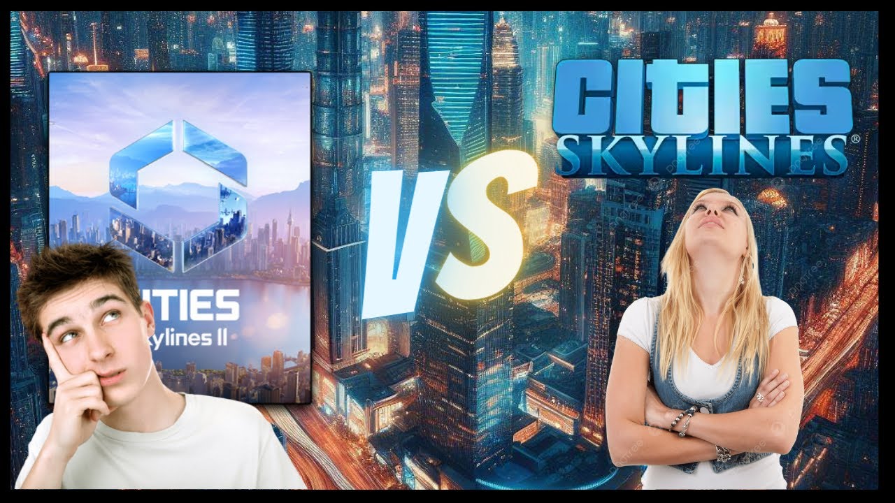 ¿Cuál es mejor? Cities skylines 1 VS Cities skylines 2 🤐 - YouTube