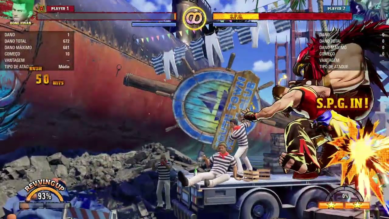 FATAL FURY: City of the Wolves KIM DONG HWAN NEW COMBO 60 HIT SEASSEON 2