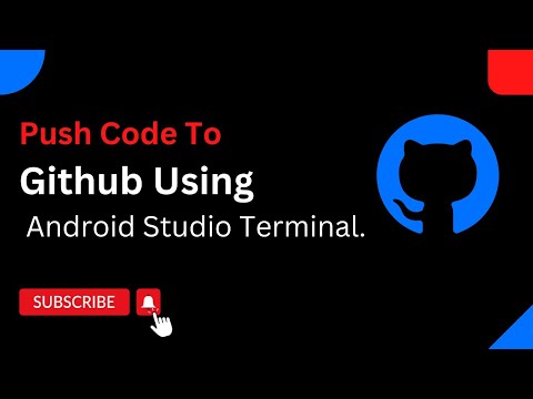 Push Code To Github Using Android Studio Terminal.