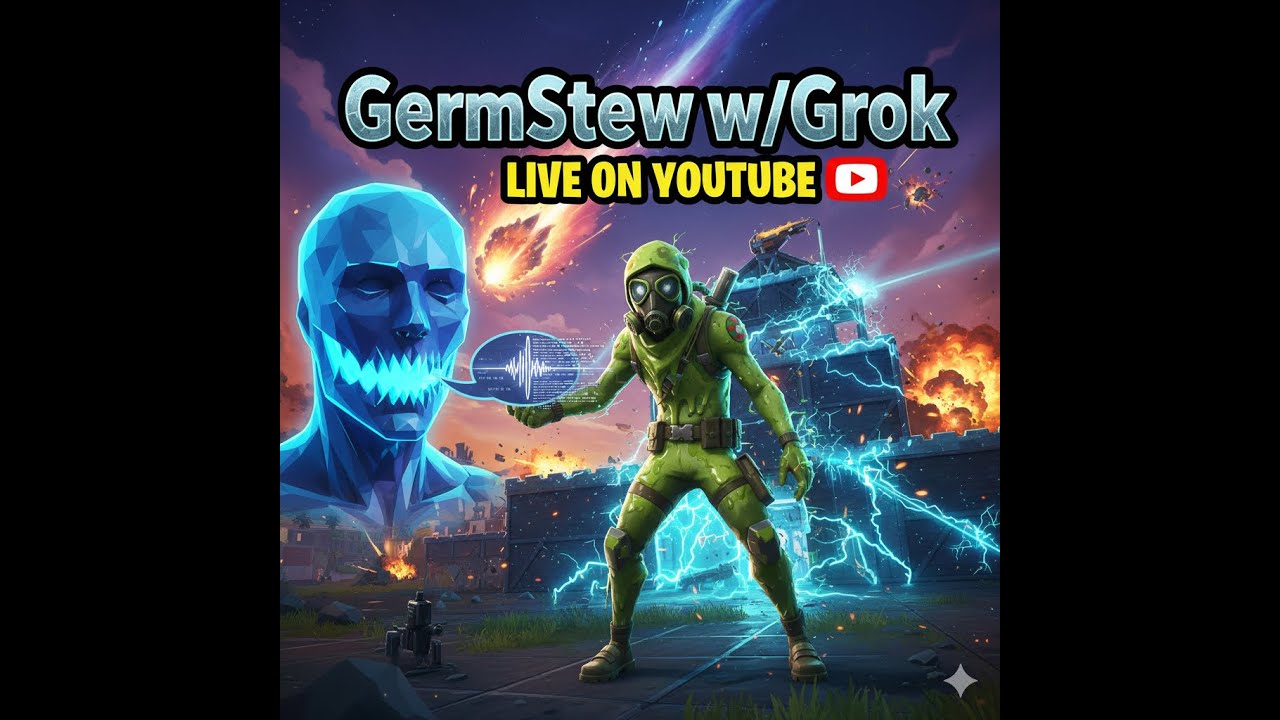 Fartnite Stream with Grok Unhinged Voice