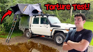 Rooftop Tent Review IN TORRENTIAL RAIN!! // San Hima Jervis Pro 2 Initial Review