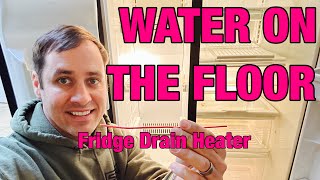 Why This Whirlpool Refrigerator Is Leaking Water On The Floor | Very Common Drain Heater Fix