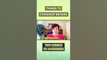 #shorts Things to Consider Before You Downsize