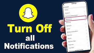 How To Turn Off all Notifications On Snapchat 2025