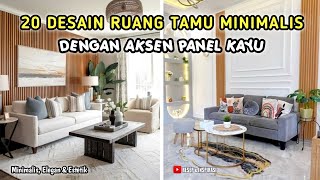 20 Minimalist Living Room Designs with Wood Panel Accents