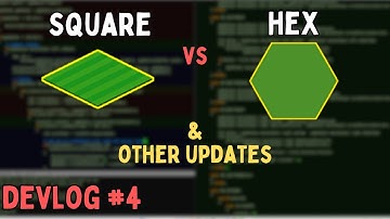 Square or Hex tiles and other updates | Indie Game Devlog #4