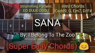 Miniatura de vídeo de "Sana - I Belong To The Zoo (Super Easy Chords)"