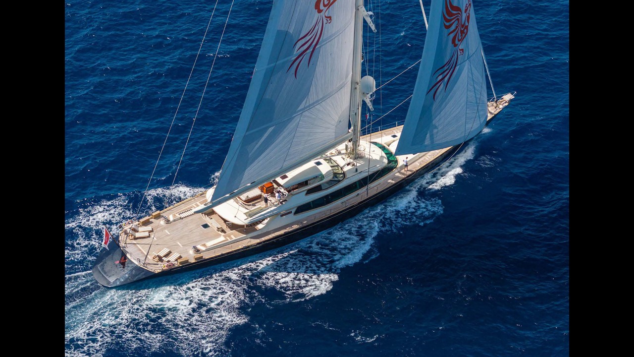 ⁣Discover 54m Aquilone, formerly Tiara II | Luxury Sailing Yacht For Charter by Y.CO