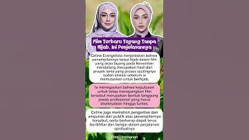 Film Terbaru Tayang Tanpa Hijab, Ini Penjelasannya #shorts #celineevangelista #beritaartis