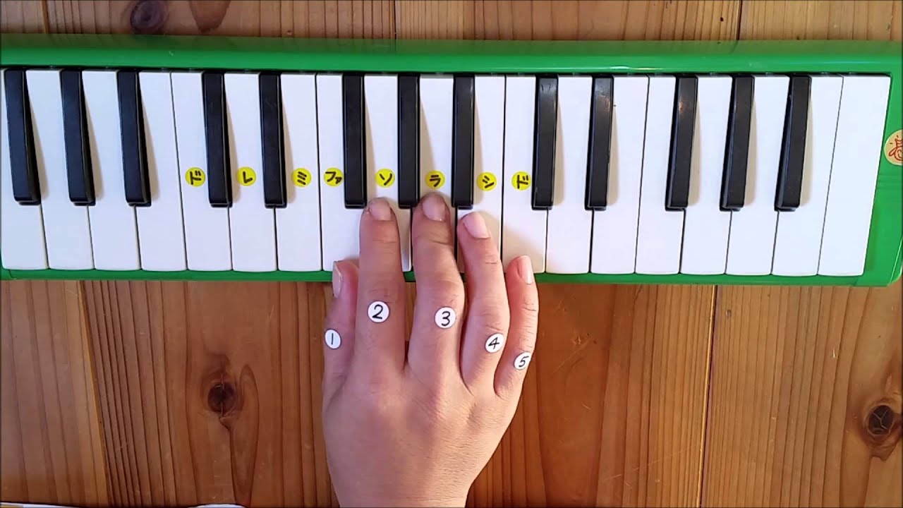 簡単ピアニカ演奏 まつぼっくり 幼児でも弾ける曲 鍵盤ハーモニカで弾いてみた Youtube