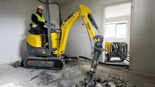 Emissionsfreier Bagger in Aktion | Wacker Neuson 803 dual power