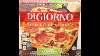DiGiorno Thin Crispy Crust Supreme Pizza Review