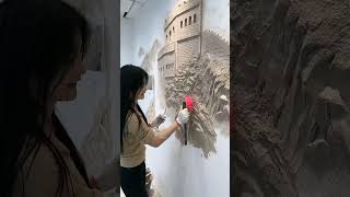 Escultora China, Excelente Obra De Arte En Cemento