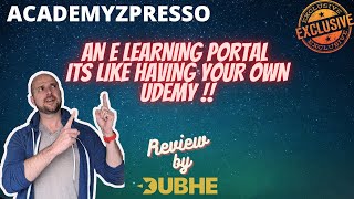 AcademyZpresso Review 🔥 Demo 🔥 Huge Bonus 🔥 New E Learning Platform 🔥