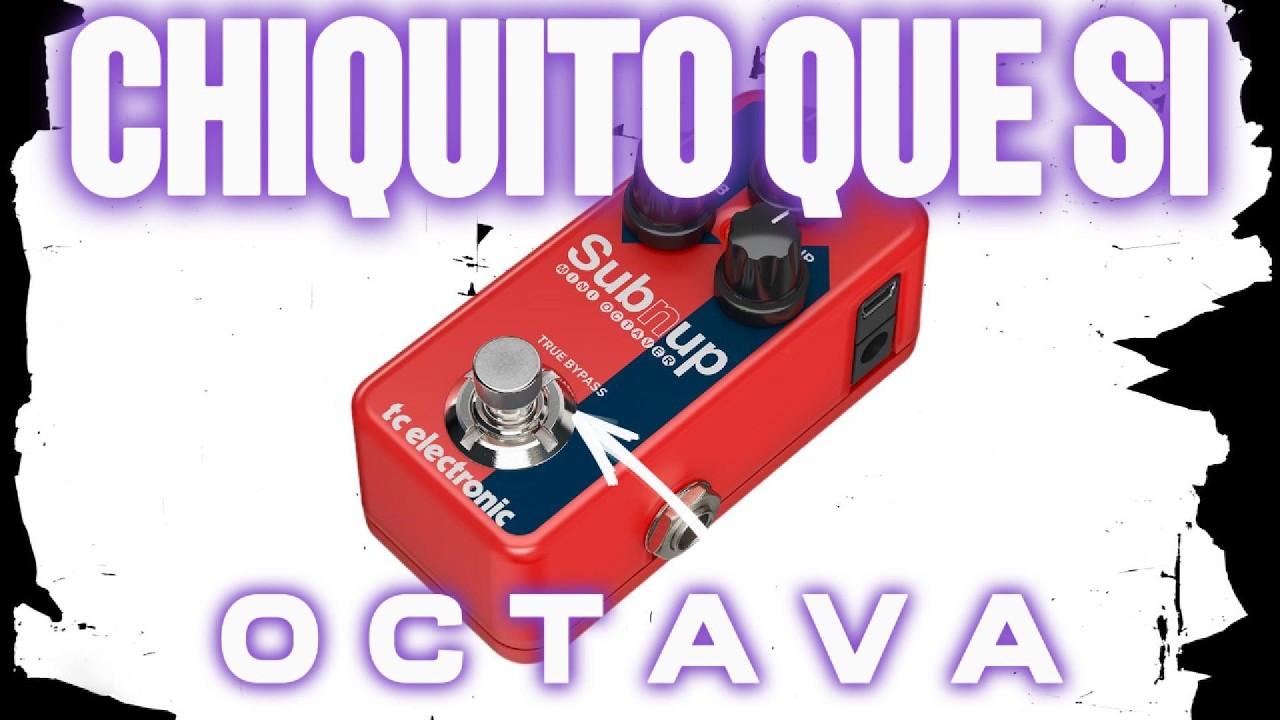 This is what the Sub 'N' Up Mini Octaver sounds like – it will