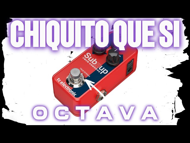 This is what the Sub 'N' Up Mini Octaver sounds like – it will