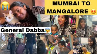 Mumbai To Mangalore😍General Dabba😰Rakshita tulu talks #rakshita #tulu #tulupaterga #mangalore