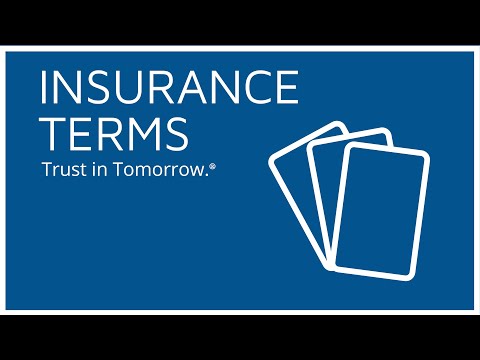 Insurance Terms | Grinnell Mutual