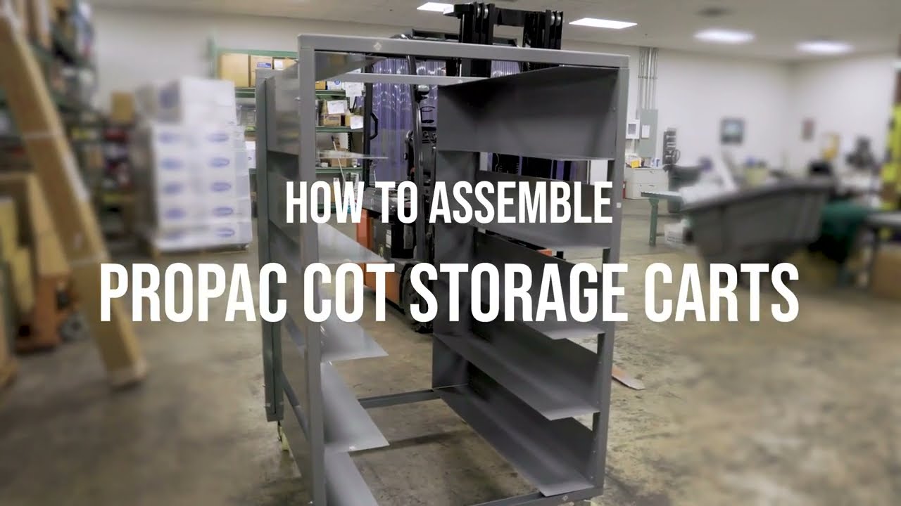 Cot Rack Assembly Instructions | ProPac USA - YouTube