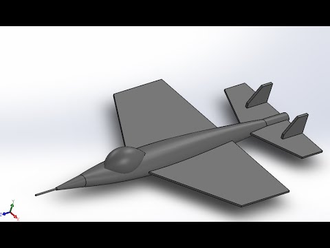 Solidworks Uçak Çizimi/Tasarımı (Plane Design)