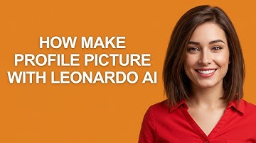 How Make Profile Picture with Leonardo Ai - AshleyHowTo