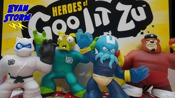 Pretend Play: HEROES of GOO JIT ZU Radioactive Animal Action Figures Brawler-Manator-Grapalock