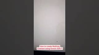 How to create a mutlisig contract using Gnosis Safe? Tutorial #dao #multisig #blockchain