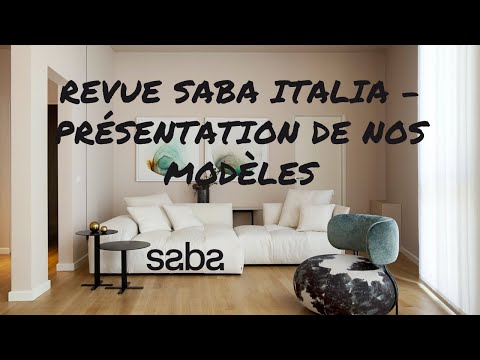 Vidéo: Lit et canapé contemporains modernes de Saba Italia