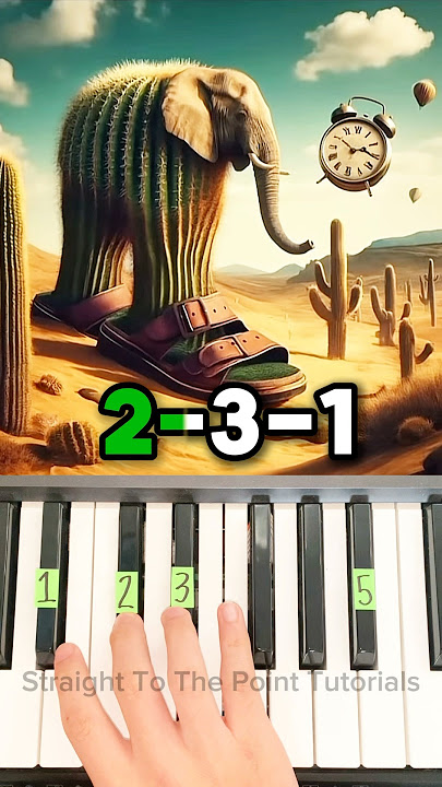 Lirili Larila - Piano Tutorial #shorts