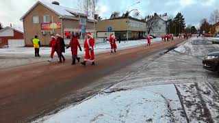 Joulupukkijuoksijoita Säkylä 2017