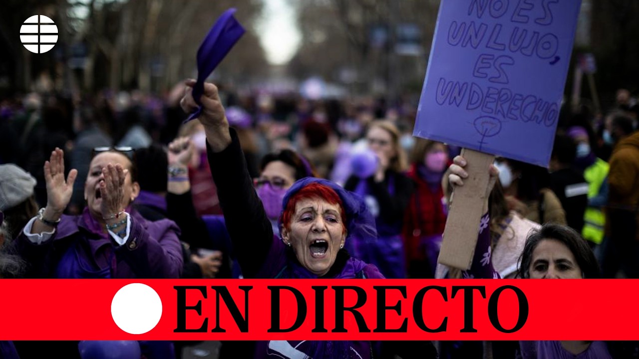 🔴 DIRECTO | Manifestación de la Comisión 8M por el Día Internacional de la Mujer en Madrid