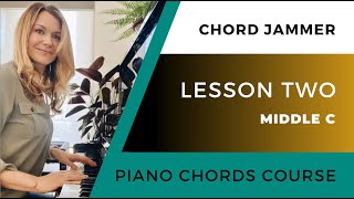 Middle C β Lesson 2/15 - Beginners Piano Chords Course