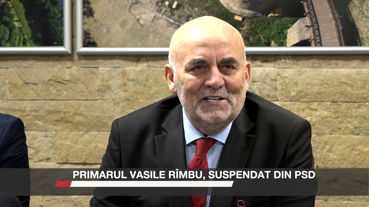 Primarul Vasile Rîmbu, suspendat din PSD