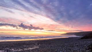 Sunrise Time Lapse at Reighton Sands Beach Caravan Park