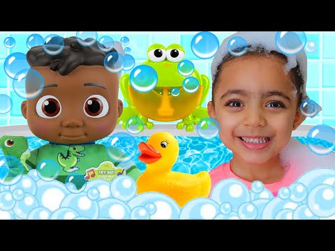 Morning Routine Bath Song with Cody Cocomelon Doll + Nursery Rhymes & Kids Sing Along Song