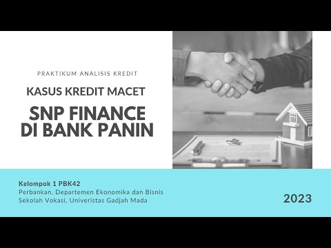 Studi Kasus Kegagalan Kredit SNP Finance Sebesar Rp141Miliar di Bank Panin