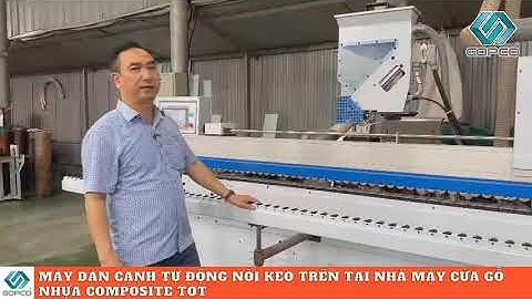 Máy Dán Cạnh Cửa Gỗ Nhựa Composite Nồi Keo Trên || LH: 0981388786