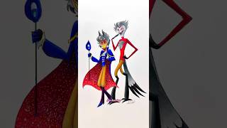 Alastor cosplaying Stolas! 🦌🦉#hazbinhotel #alastorhazbinhotel #alastor #stolas #helluvaboss