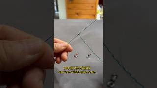 超级简单的海钓线组 简单易学实用 simple to tie a fishing line setup with hooks #fishing #钓鱼 #钓鱼结 #fishingtips