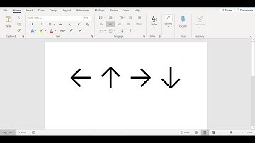 How to Insert Arrows into Microsoft Word!