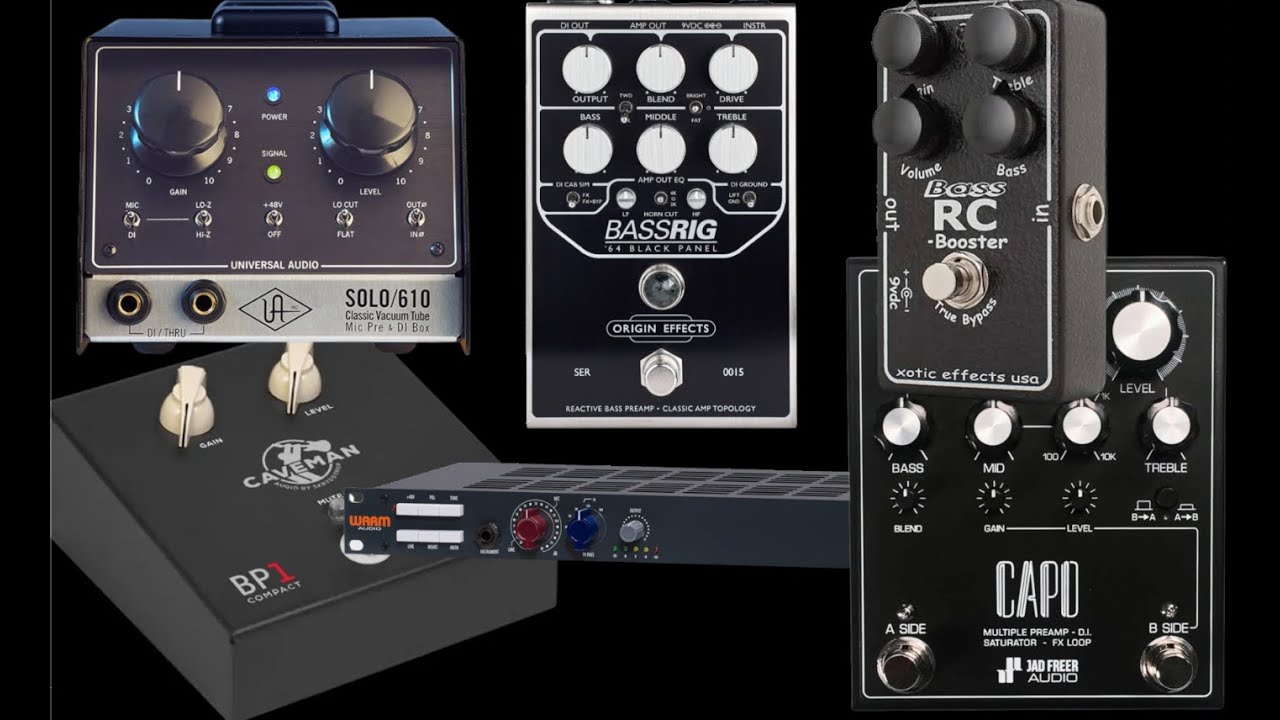 Bass Preamp Shootout - CAPO/ BP1/ Black Panel/ Solo610/ WA73