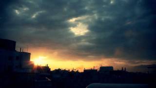 time lapse Sunrise clouds 720p