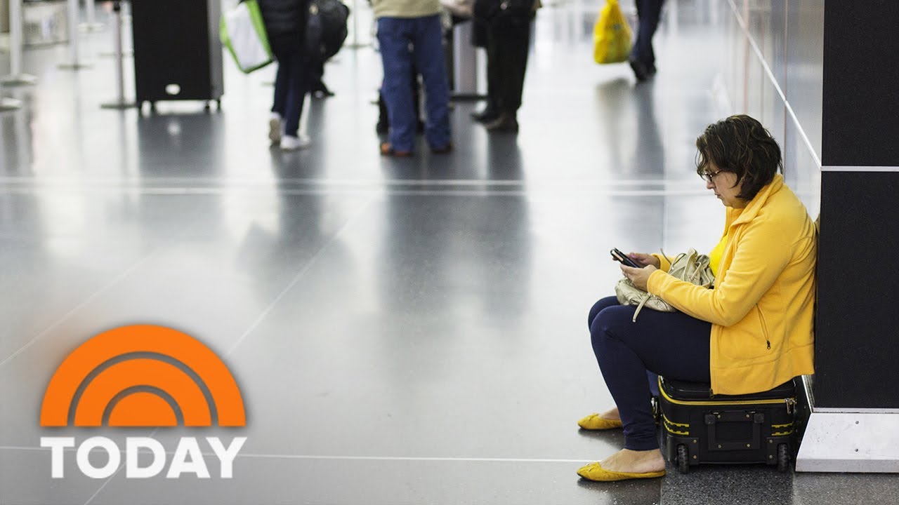 Thousands Of Flights Delayed, Canceled Due To Severe Weather - YouTube